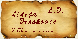 Lidija Drašković vizit kartica